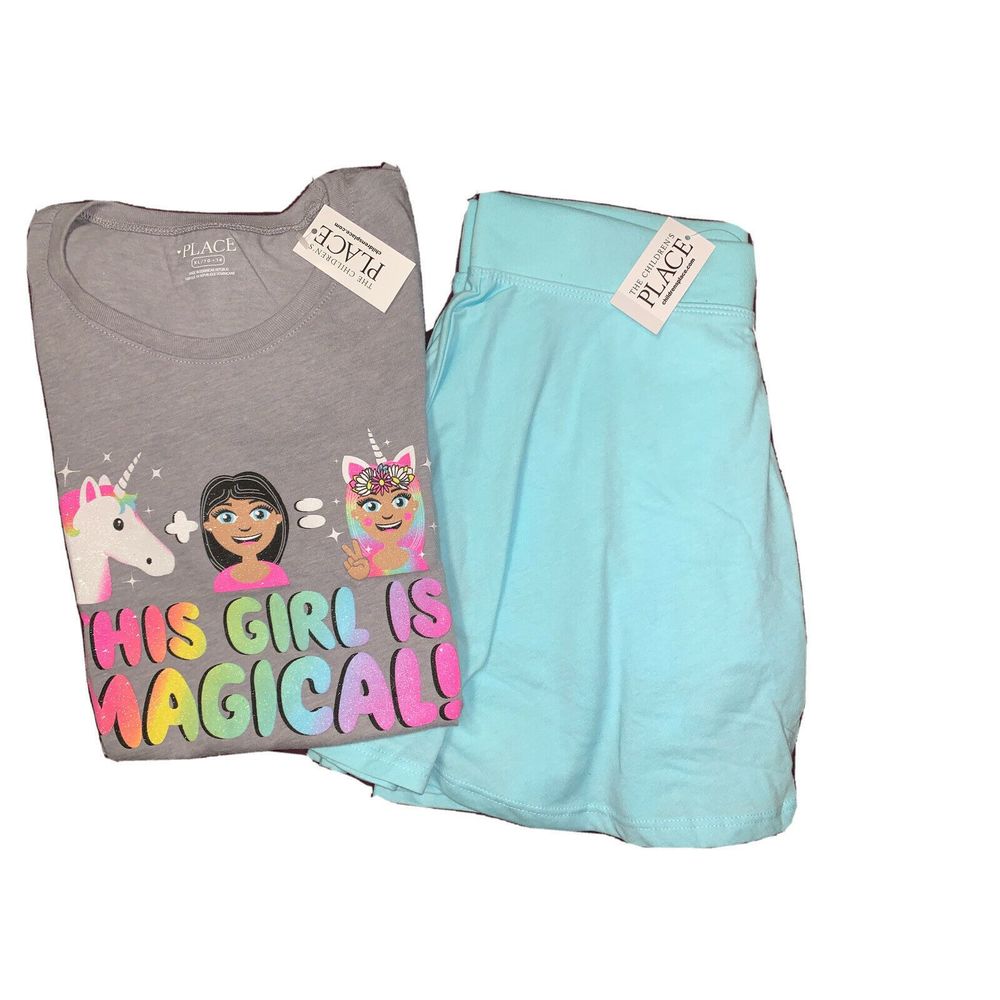 "Girl Magic" Graphic Tee & Skort' Matching Set